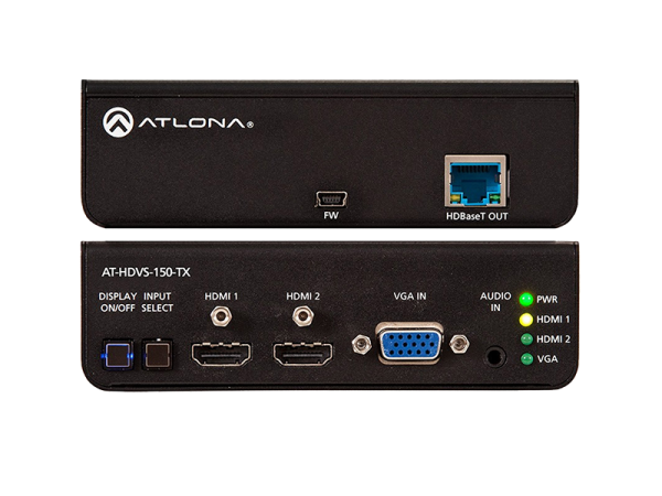 Коммутатор 2-HDMI, 1-VGA с выходом HDBaseT до 70 м AT-HDVS-150-TX
